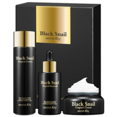 Secret Key Black Snail Original Set Набор: эссенция для лица 150мл + сыворотка для лица 50мл + крем для лица 50мл