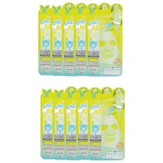 Elizavecca Успокаивающая тканевая маска с экстрактом чайного дерева Tea Tree Deep Power Ringer Mask Pack, 23 мл, 10 уп.