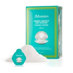 JM Solution глубоко очищающая увлажняющая пудра с протеинами жемчуга Marine Luminous Deep Moisture Powder Cleanser Pearl