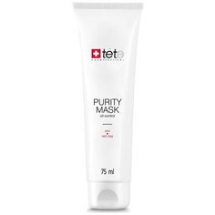 TETe Cosmeceutical Purity Mask Себорегулирующая очищающая маска для лица с цинком и красной глиной, 75 мл