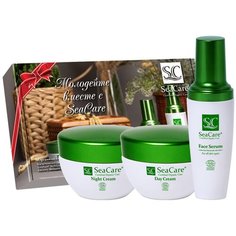 SeaCare Certified Organic Care Органический набор для лица№4: Дневной крем 50 мл, Ночной крем 50 мл и Сыворотка 50 мл