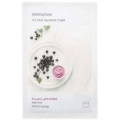 Innisfree тканевая маска My Real Squeeze Acai Berry с соком ягод асаи, 20 мл