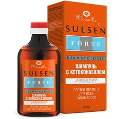 Mirrolla шампунь Сульсен Форте с кетоконазолом против перхоти, 150 мл