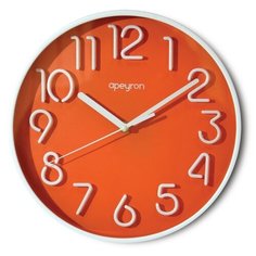 Часы настенные кварцевые Apeyron PL9862 оранжевый