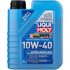 Полусинтетическое моторное масло LIQUI MOLY Super Leichtlauf 10W-40, 1 л