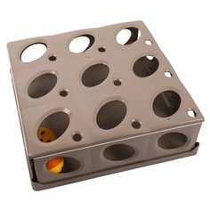 Игрушка Lilli Pet cat fun Quarter для кошек, 25x25х9 см, мокко