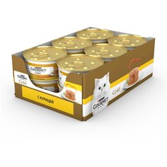 Влажный корм для кошек Gourmet Голд, с курицей 12 шт. х 85 г (паштет)