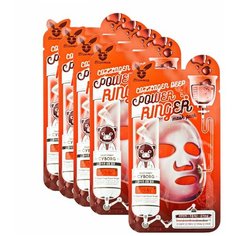 Elizavecca Укрепляющая тканевая маска с коллагеном Power Ringer Mask Pack Collagen Deep, 5шт.