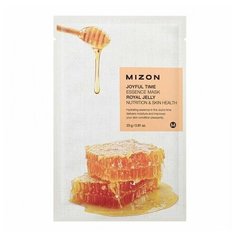 MIZON Тканевая маска для лица с экстрактом маточного молочка Joyful Time Essence Mask Royal Jelly, 10шт.