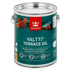 Масло Tikkurila Valtti Terrace Oil для террас и садовой мебели с воском, 2.7 л
