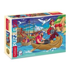 Пазл Hatber Пиратские приключения 120 элементов А5 формат 230Х165мм Hatber 120ПЗ5-19254