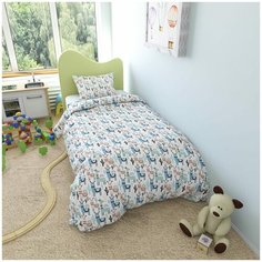 Пододеяльник Amarobaby хлопок 145 х 210 см ламы