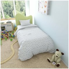 Пододеяльник Amarobaby хлопок 145 х 210 см короны принцессы