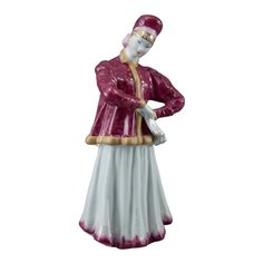 Скульптура. Дулевский фарфоровый завод. Лебедушка. 20,5 см.