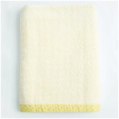 Полотенце банное, купальное для тела, лица, рук AMARO HOME махровое 70*140 желтый