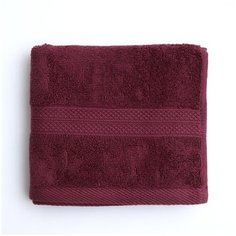 Полотенце банное, купальное для тела, лица, рук AMARO HOME махровое 40*71 темно-фиолетовый