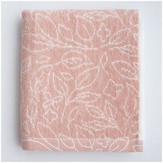 Полотенце банное, купальное для лица, рук AMARO HOME махровое 33*72 розовый
