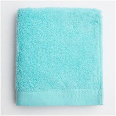 Полотенце банное, купальное для тела, лица, рук AMARO HOME махровое 34*74 зеленый