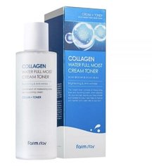 FarmStay Collagen Water Full Moist Cream Toner Увлажняющий крем-тоник с коллагеном, 210 мл