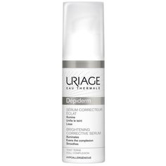 Uriage Depiderm Brightening Corrective Serum Корректирующая сыворотка, придающая сияние для лица, шеи и области декольте, 30 мл