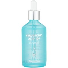 Farmstay Hyaluronic Acid 100 Ampoule Ампульная сыворотка для лица с гиалуроновой кислотой, 100 мл