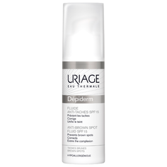 Uriage Depiderm Anti-Brown Spot Fluid SPF15 Эмульсия SPF15 против пигментных пятен для лица, 30 мл