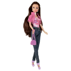 Кукла Toys Lab Ася Джинсовый стиль Шатенка, 28 см, 35090