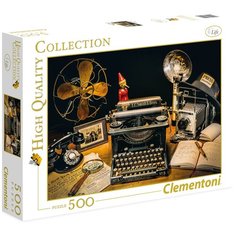 Пазл Clementoni High Quality Collection Пишущая машинка (35040), 500 дет.