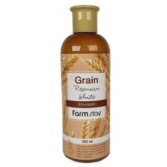 Farmstay Grain Premium White Emulsion Выравнивающая эмульсия для лица с экстрактом ростков пшеницы, 350 мл