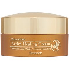 Deoproce Fermentation Active Healing Cream Кислородный крем для лица против морщин, 100 г