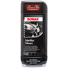 Воск для автомобиля SONAX цветной полироль с воском + карандаш (черный) 0.5 л