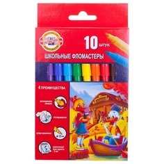 KOH-I-NOOR Набор фломастеров Утята, 10 шт., 771002AJ07KS