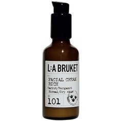 L:A BRUKET Facial Cream Rich Carrot/Bergamot 101 Крем для нормальной и сухой кожи лица, 50 мл