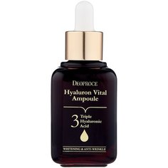 Deoproce Hyaluron Vital Ampoule Сыворотка для лица гиалуроновая ампульная, 50 мл