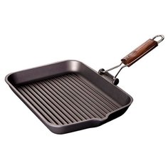 Сковорода-гриль Risoli Saporella Wood Touch 000090/36T00, 36x26 см, съемная ручка, черный