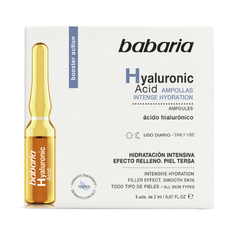 BABARIA Hyaluronic Acid Ampoules Intensive Hydration Сыворотка для лица с гиалуроновой кислотой в ампулах, 2 мл , 5 шт.