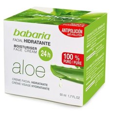 BABARIA Aloe Vera 24-Hour Moisturising Face Cream Увлажняющий крем для лица с алоэ вера, 50 мл