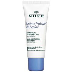 Nuxe Creme Fraiche de Beaute 48H Moisturising Rich Cream Насыщенный увлажняющий крем для лица, 30 мл