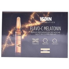 Isdin Isdinceutics Flavo-C Melatonin Serum Reparador De Noche Сыворотка ночная для лица, 2 мл , 10 шт.