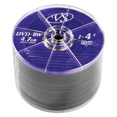Диск DVD-RW VS 4.7 GB 4x 50 шт. bulk