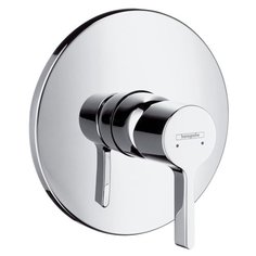 Смеситель для душа hansgrohe Metris S 31665000 + 01800180 однорычажный встраиваемый хром