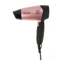 Фен DEWAL BEAUTY Aero Rose, дорожный, чёрно-розовый, 1400 Вт, 1 насадка