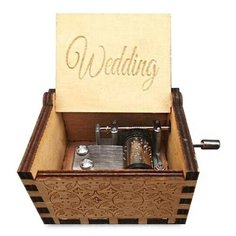 Музыкальная деревянная шкатулка-шарманка "Wedding (Свадьба)" Правила Успеха