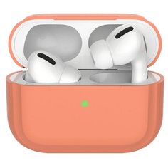 Чехол силиконовый Deppa для AirPods Pro, персиковый