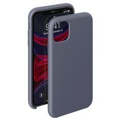 Чехол Deppa Liquid Silicone Case для Apple iPhone 11, серо-лавандовый