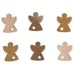 Декоративные фигурки Ангелы Rayher 24 шт дерево 2 см 46110000