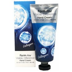 Крем для рук для упругости кожи с коллагеном Visible Difference Farmstay