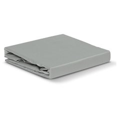 Простыня из сатина светло-серого цвета из коллекции Essential, 240х270 см Tkano