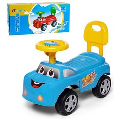 Каталка толокар детская со звуком, синяя, 618А Best Like