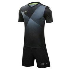 Футбольная форма KELME S/S Football Set, черная, размер L